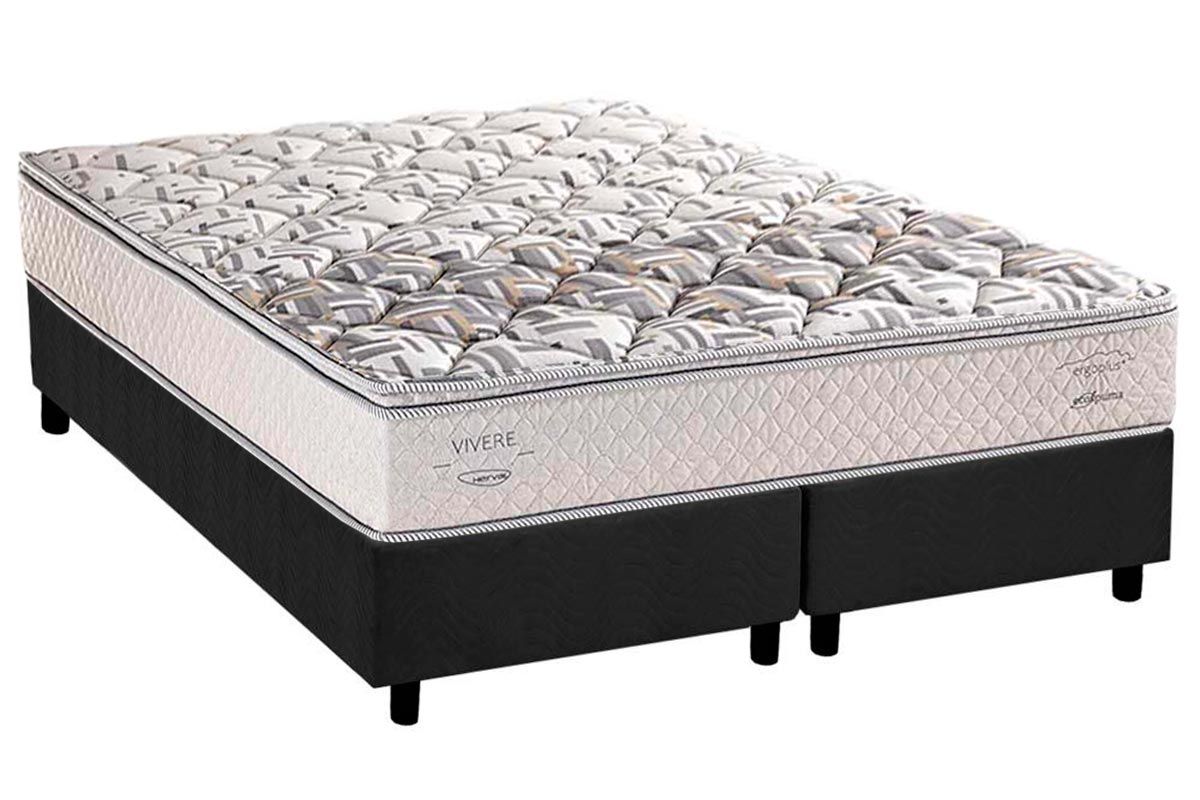 Cama Box CRC +Colchão Ortopédico Santorini Herval