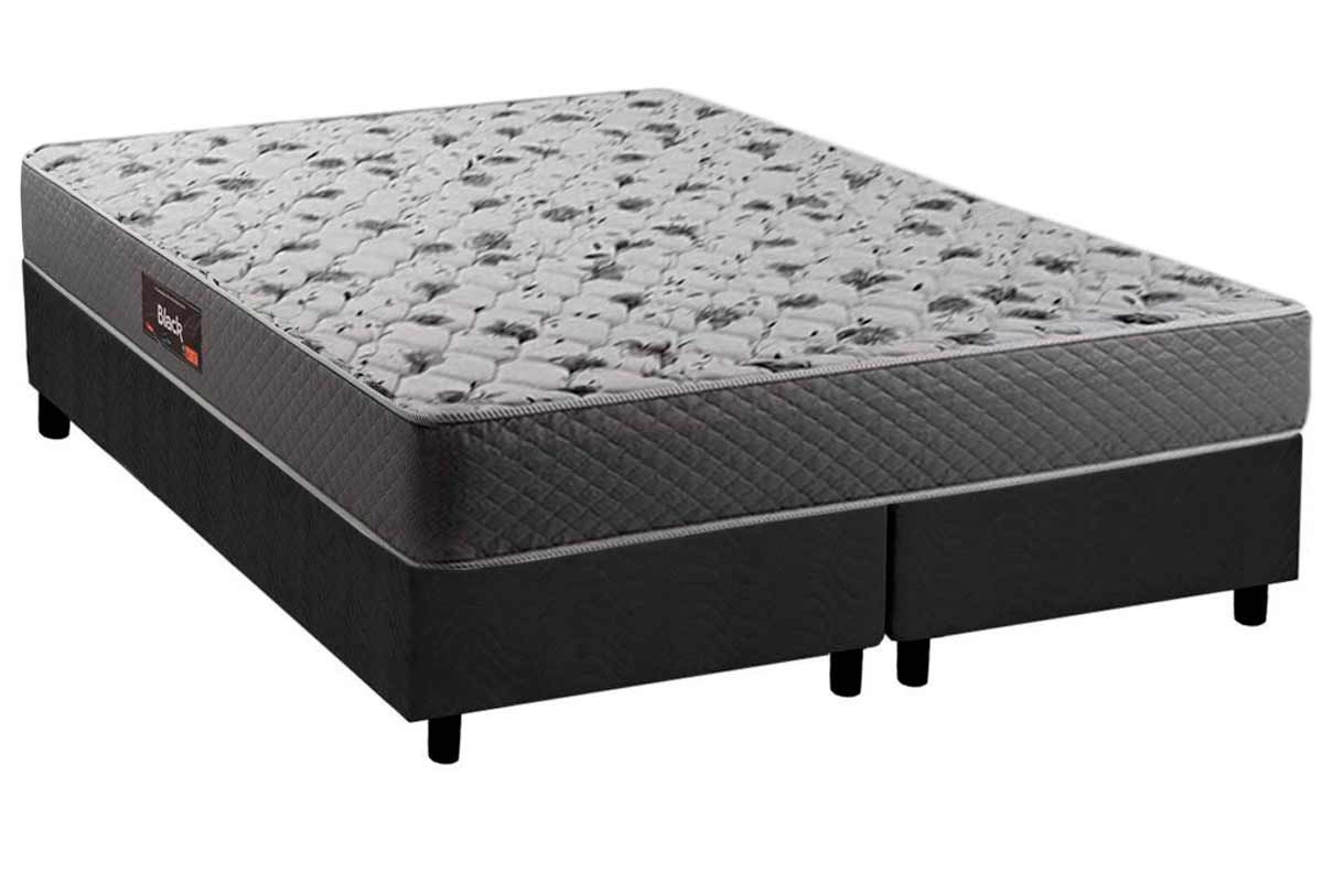 Cama Box CRC +Colchão Ortopédico D65 Black Herval