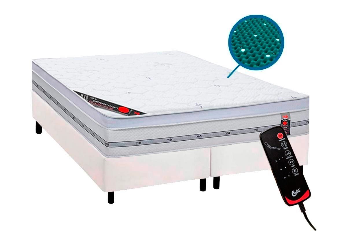 Cama Box CRC +Colchão c/Massagem Niponpedic Castor