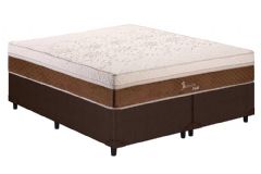 Cama Box Filhão +Colchão Molas Jasmim Polar