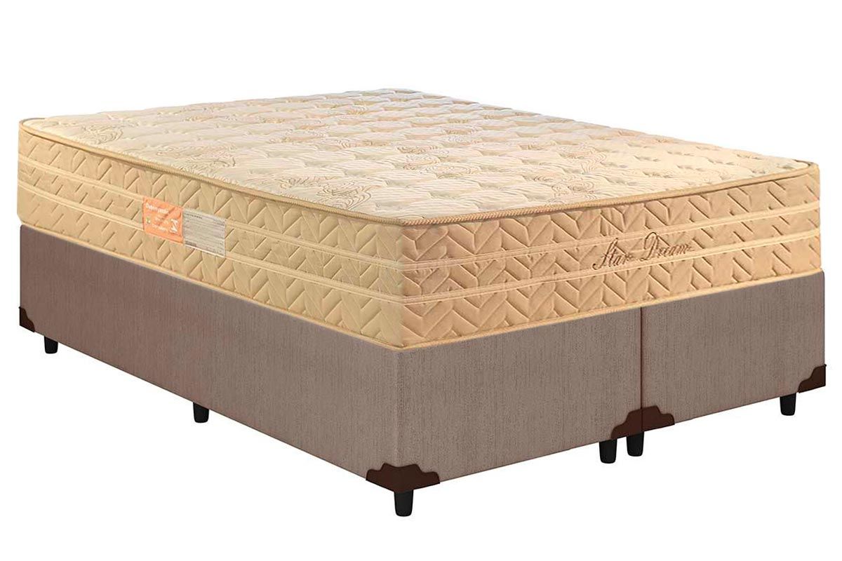 Cama Box CRC +Colchão Molas Dream Paropas