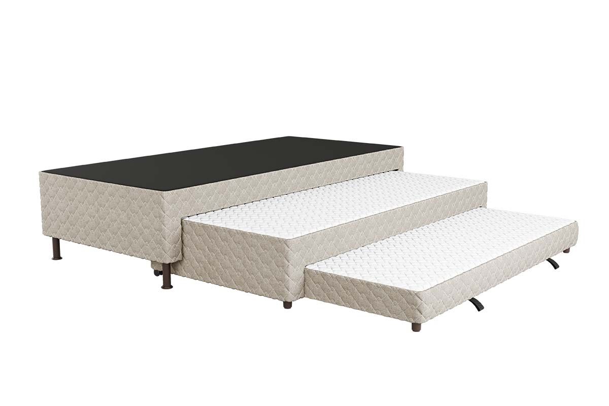 Cama Box c/2 Auxiliares Tribox Brown Paropas