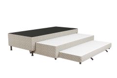 Cama Box c/2 Auxiliares Tribox Brown Paropas