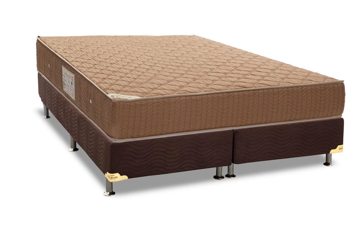 Cama Box CRC +Colchão Molas Orthotel Ortobom