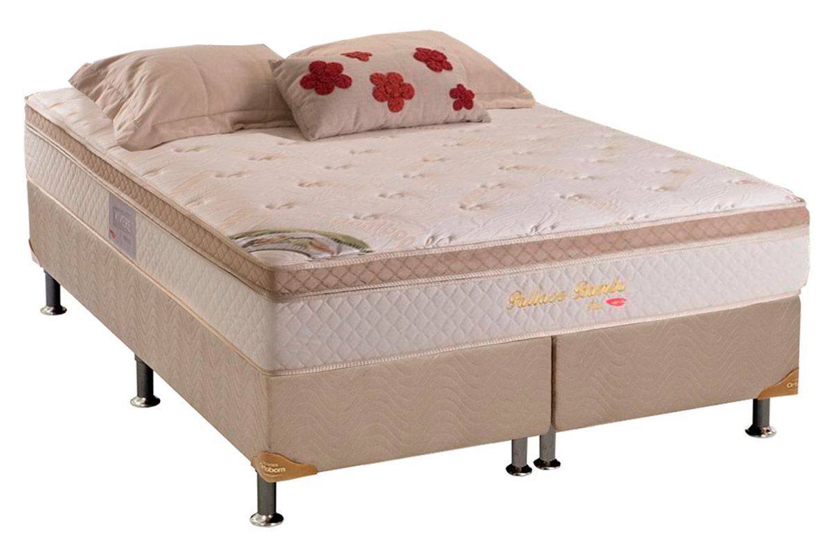 Cama Box CRC +Colchão Molas Pallace Herval
