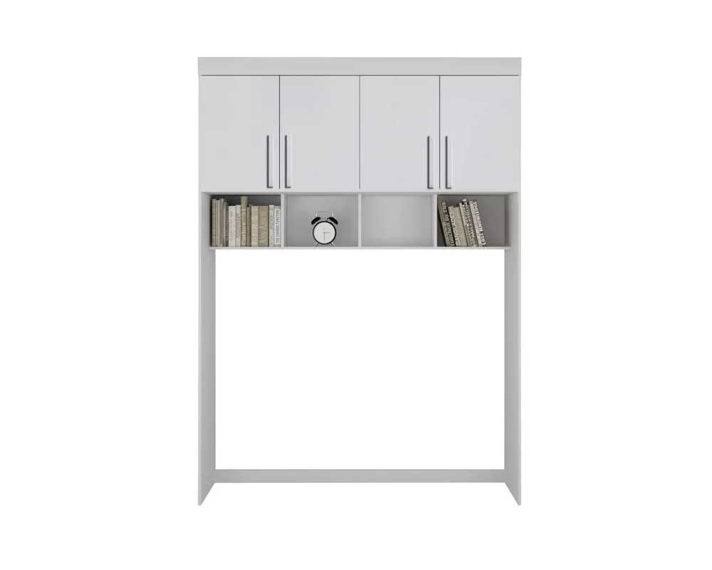 Modulado de Quarto Armário Ponte Aéreo Casal Luna c/4 Portas Bianchi