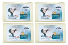 Travesseiro Látex Kit c/4 Un Slim Anatômico Ortobom