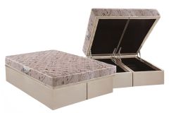 Cama Box Baú Filhão +Colchão Espuma D28 St Louis Herval