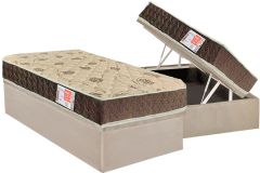 Cama Box Baú Filhão +Colchão D33 ComfortPedic Orthoflex