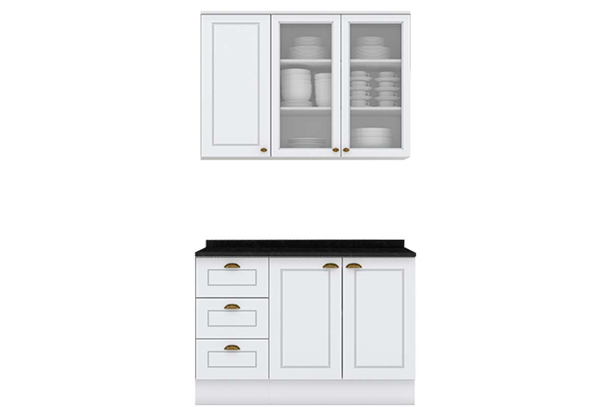 Cozinha Completa Henn 3 Peças Americana CZ126