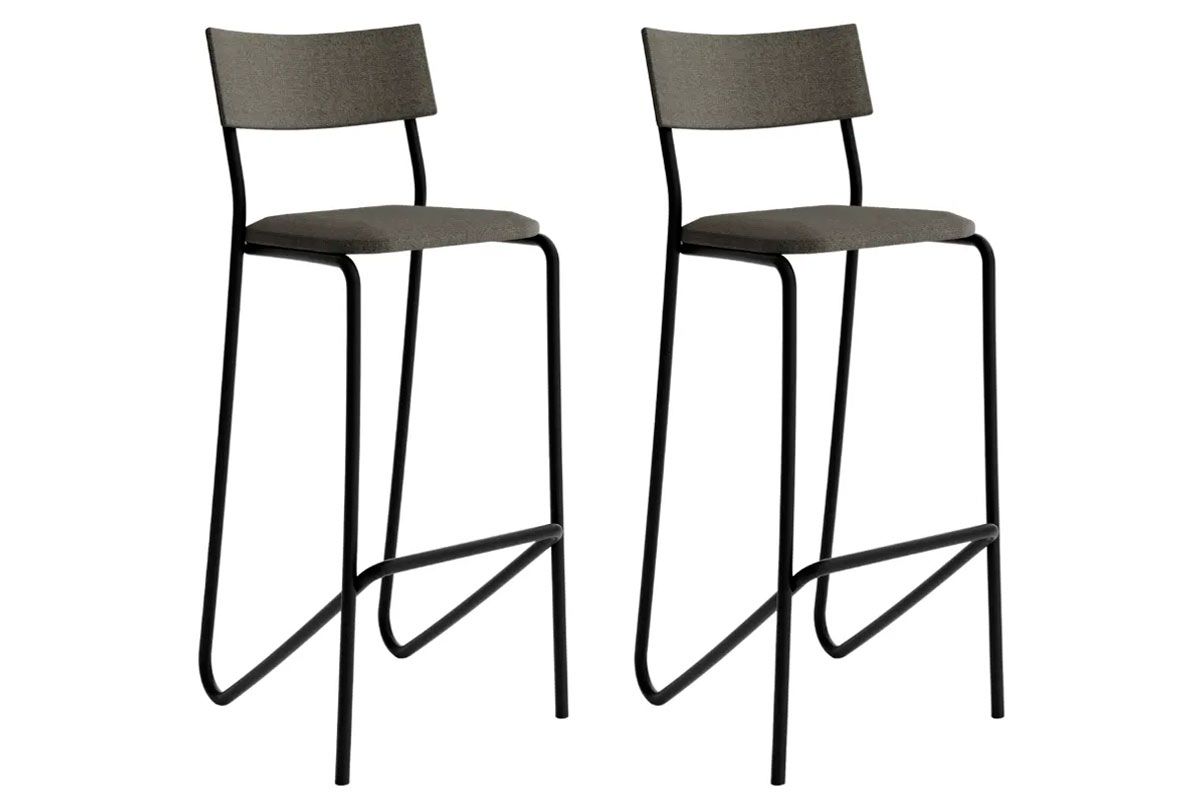 Banqueta Sala de Jantar Atlas 1747 Kit 2 Un Carraro