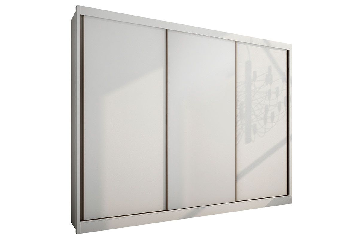 Guarda Roupa Casal 3 Portas Correr 8Gavs Diamond/Londres Plus Cumaru N. Horizonte