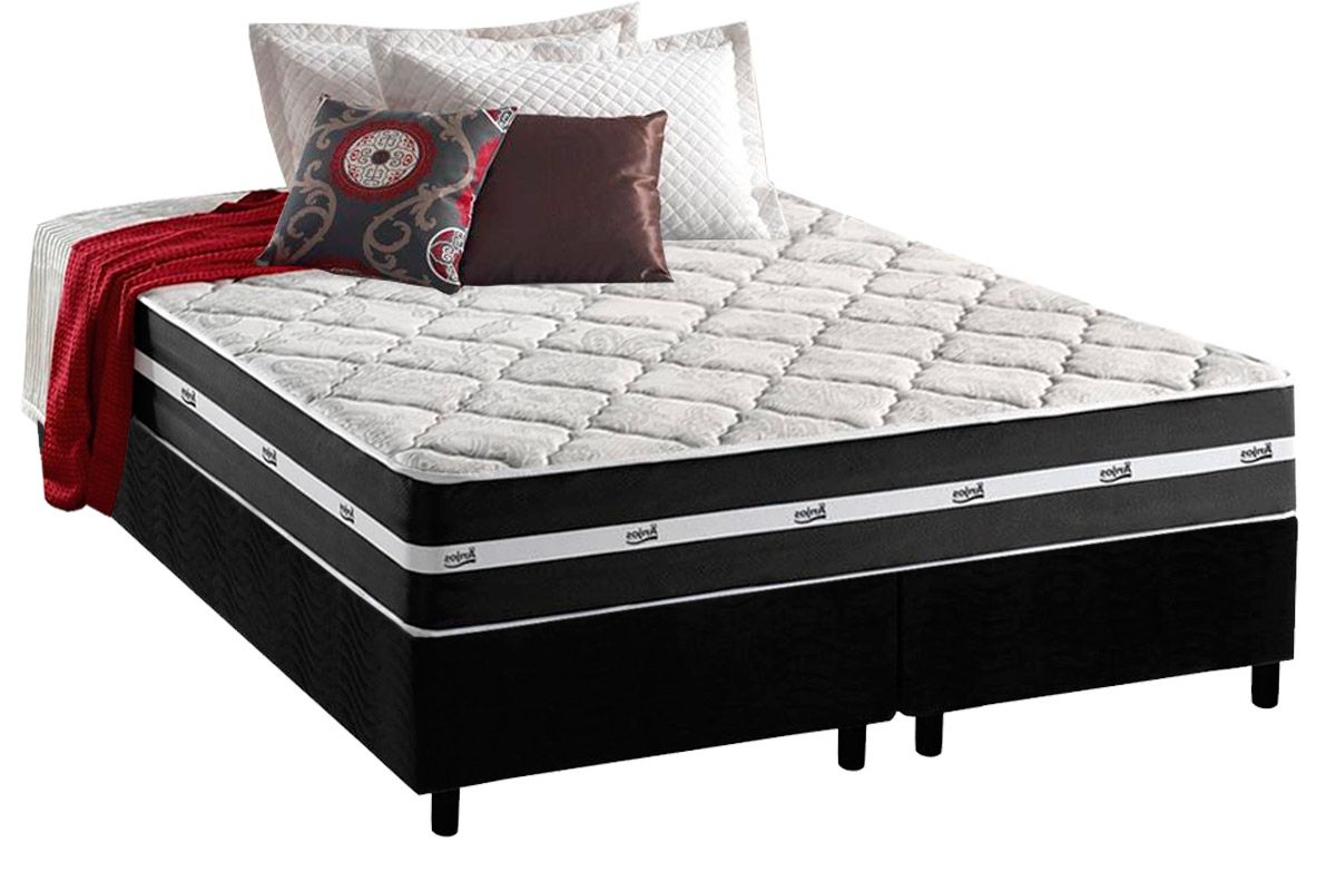 Cama Box CRC +Colchão Molas Classic Anjos