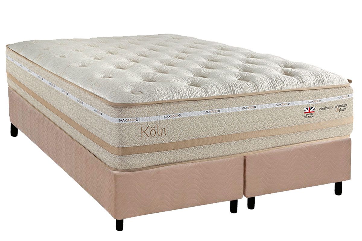 Cama Box CRC +Colchão Molas Koln Herval