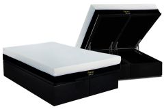 Cama Box Baú Filhão +Colchão Molas Gold Line Luckspuma