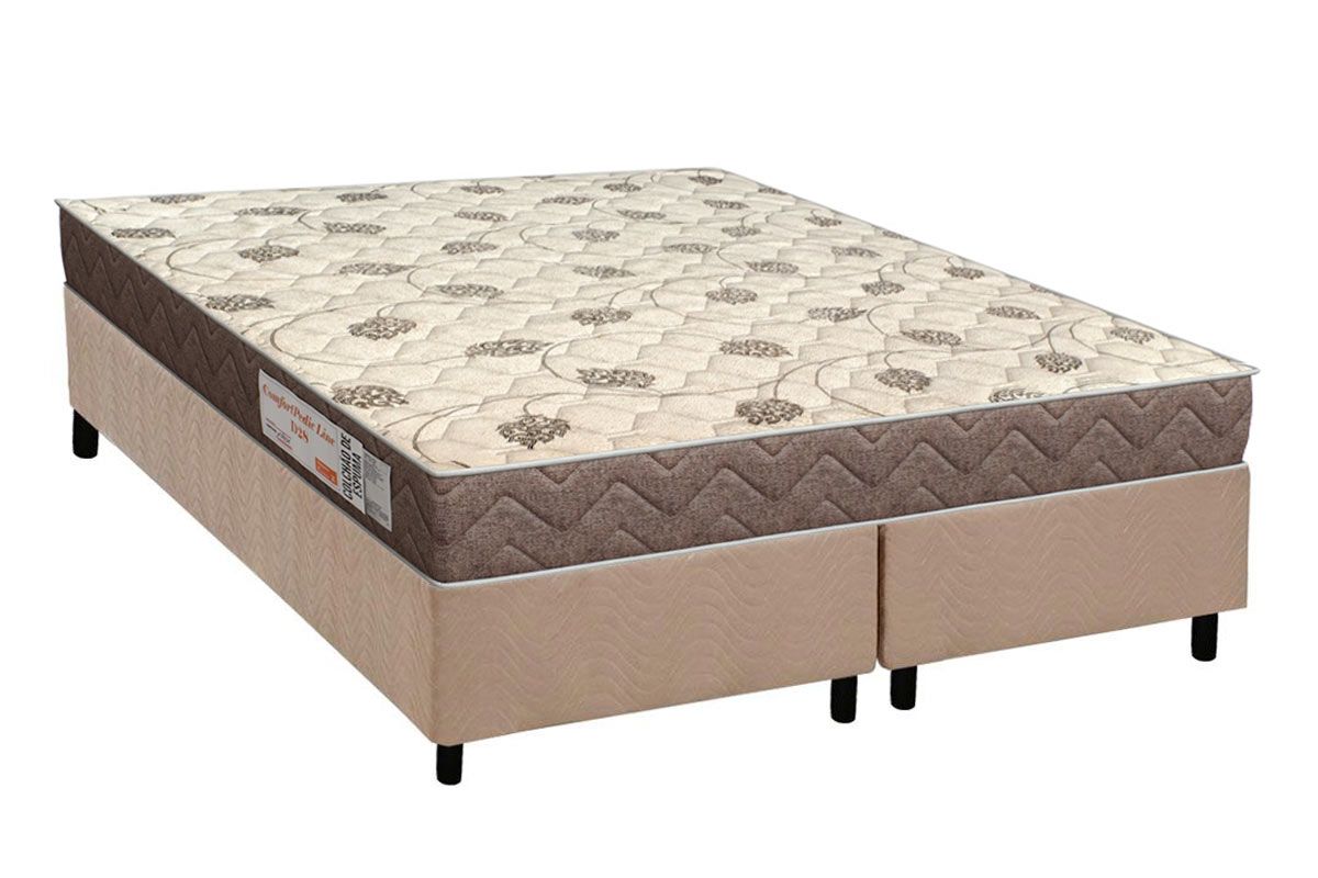 Cama Box CRC +Colchão D28 ComfortPedic Orthoflex
