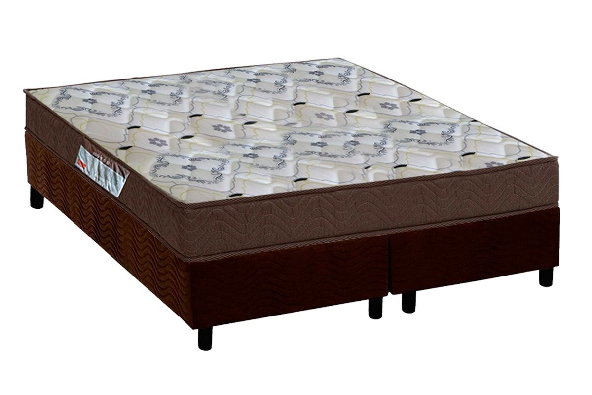 Cama Box CRC +Colchão Ortopédico ISO Mega Ortobom