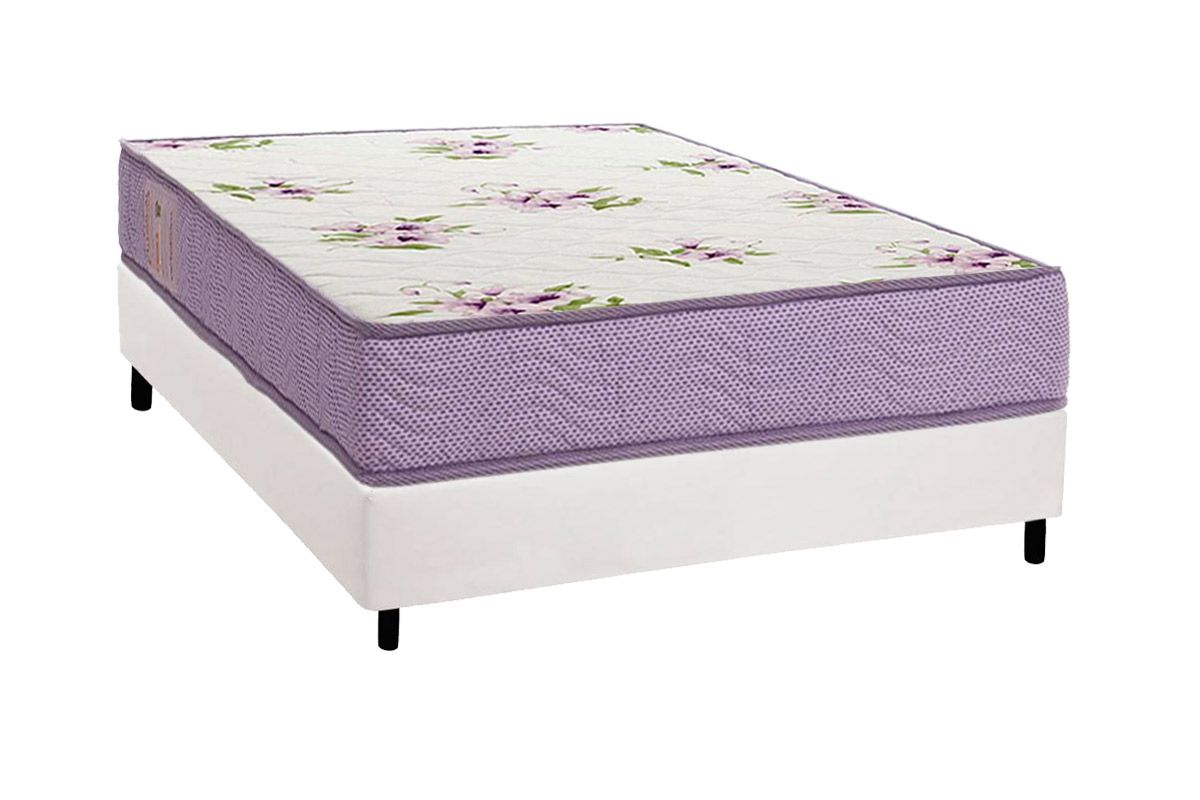Cama Box CRC +Colchão D23 Physical Super Ortobom
