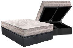 Cama Box Baú Filhão +Colchão Ortopédico Master Paropas
