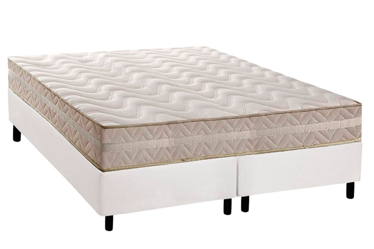 Cama Box CRC +Colchão Ortopédico Master Paropas