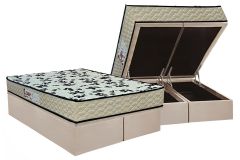 Cama Box Baú Filhão +Colchão D33 Pasquale Wave Paropas