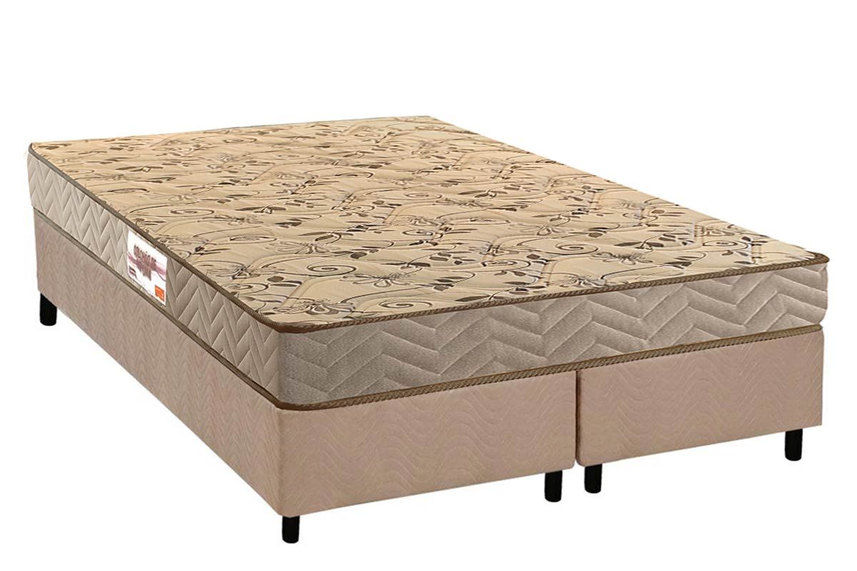Cama Box CRC +Colchão Ortopédico Royalle Paropas
