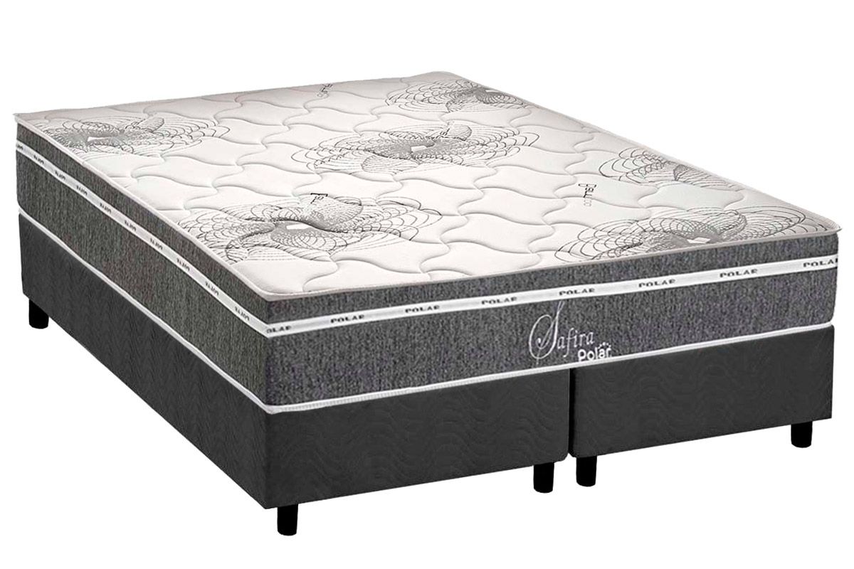 Cama Box Filhão +Colchão Molas Safira Polar