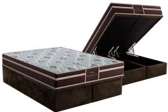 Cama Box Baú Filhão +Colchão Espuma D33 Tech1500 Probel