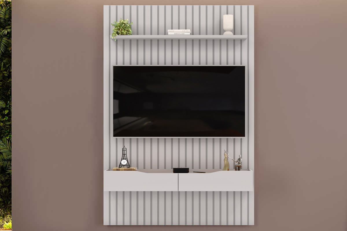 Rack Bancada c/Painel p/ TV até 55 Pol Pratic 143cm Bali - DJ Móveis