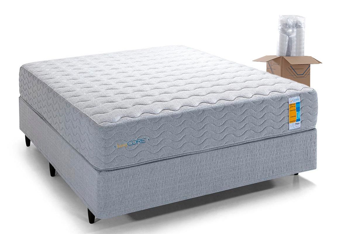 Colchão King Molas Ensacadas Herval Bump Core na Caixa 193