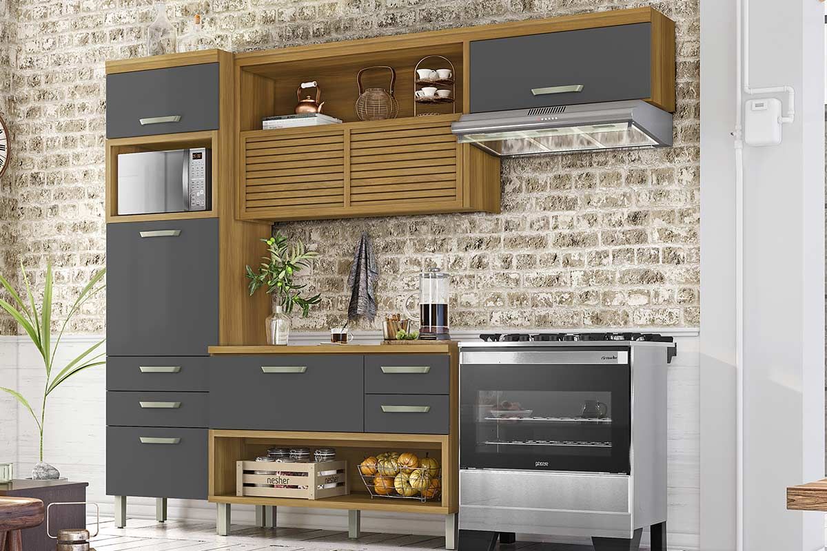 Cozinha Completa Nesher 3 Peças Princesa C6P60