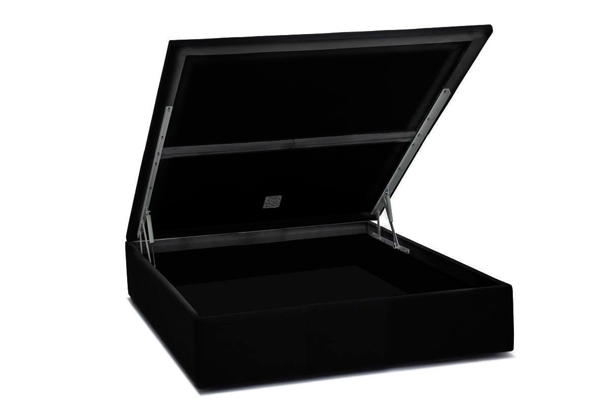 Cama Box Baú Ortobom Physical Tecido Nero