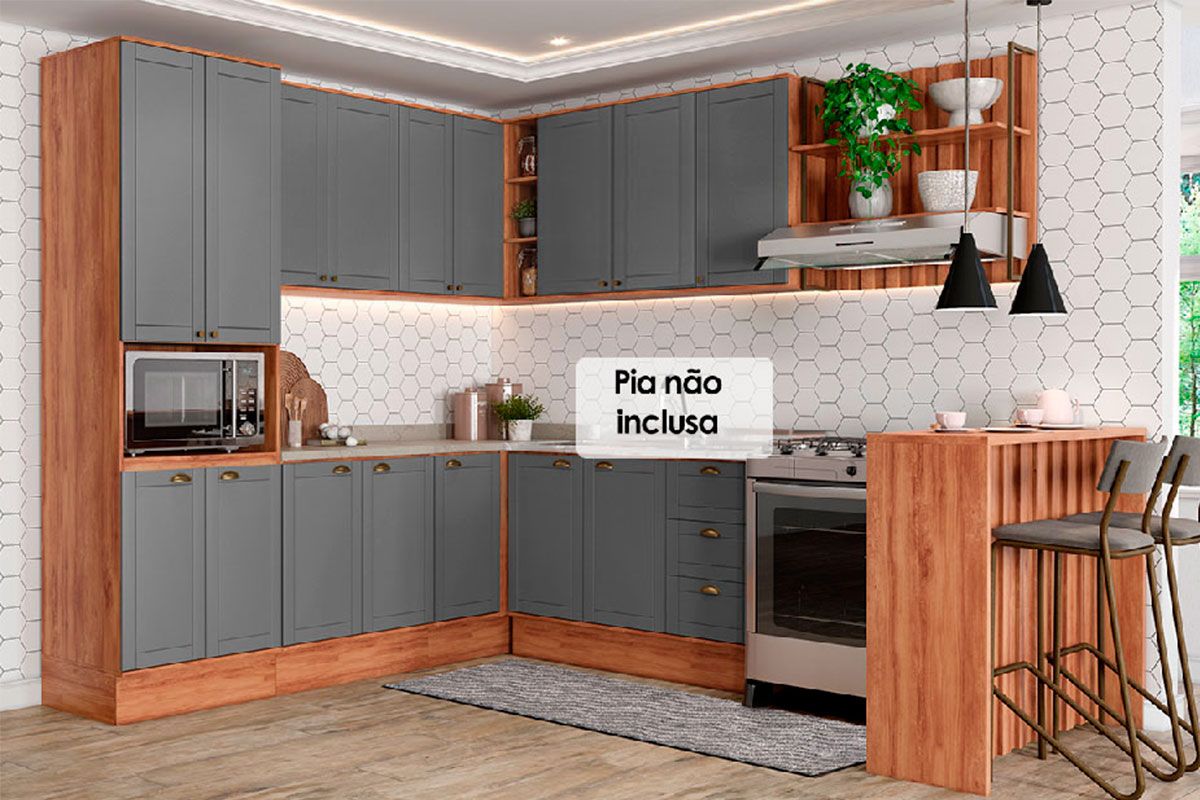 Cozinha Completa Carraro 9 Peças Bella C9P199