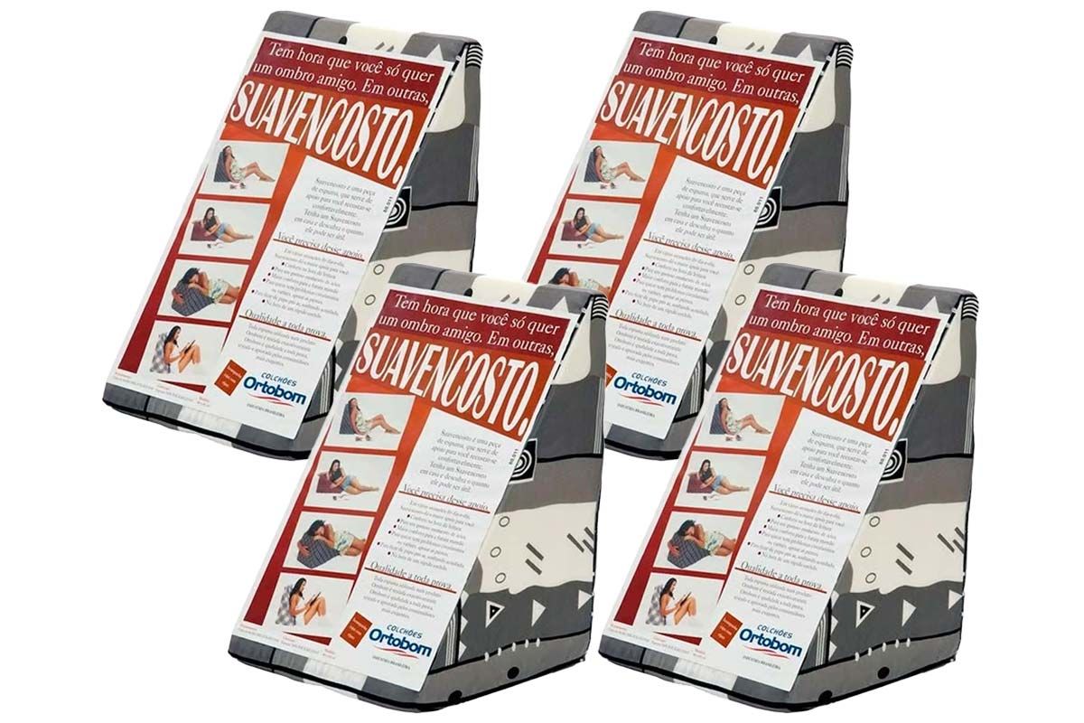 Travesseiro Suavencosto Kit 4 Uni Sleep Anatômico Ortobom