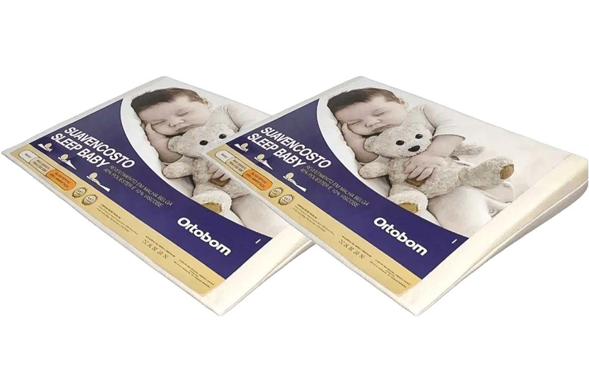 Travesseiro Infantil 2un SleepBaby AntiRefluxo Ortobom