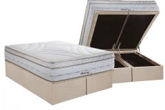 Cama Box Baú Filhão +Colchão Molas American Herval