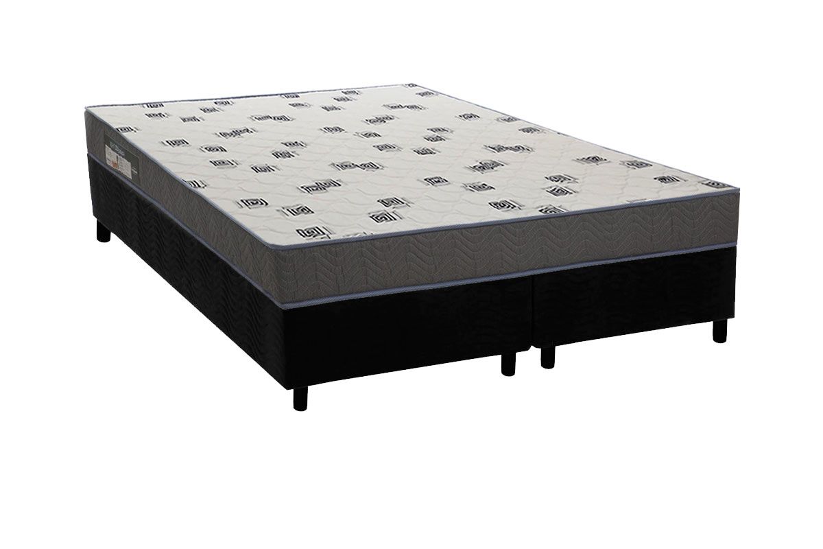 Cama Box CRC +Colchão Espuma D33 Light Ortobom