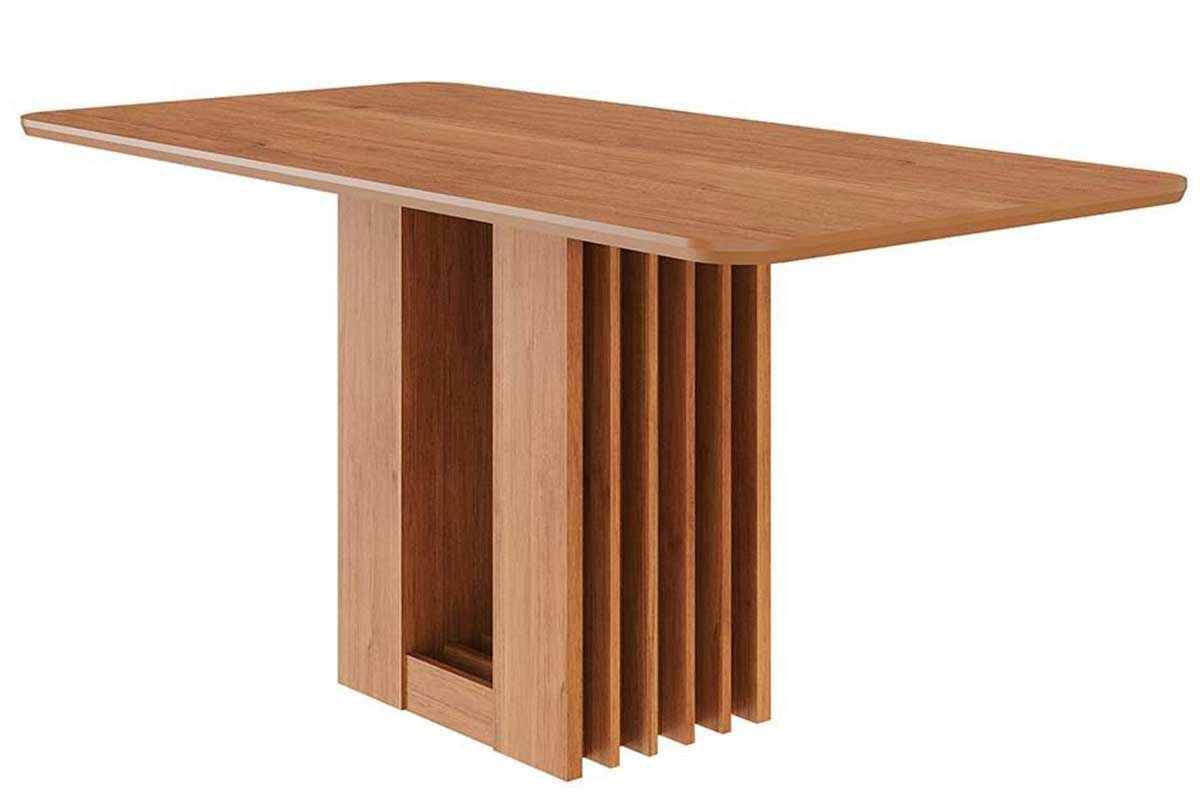 Mesa Jantar Ariela c/Tampo Madeirado 160x80cm Cimol