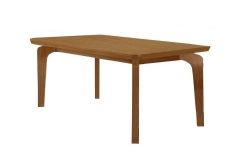 Mesa Jantar Londrina c/Tampo MDF Curvo 180cm Rufato