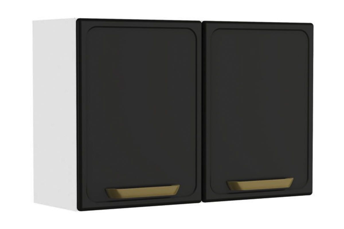 Armário Aéreo Cozinha Bertolini Bella c/2 Portas Médio 80cm Branco