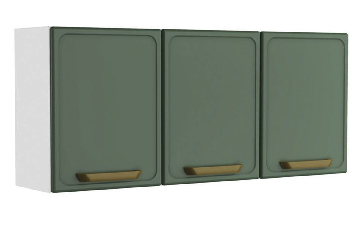 Armário Aéreo Cozinha Bertolini Bella c/3 Portas 120cm
