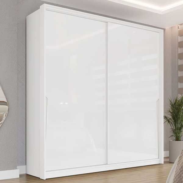 Guarda Roupa Casal 2 Portas de Correr e 2 Gavetas Porto Politorno