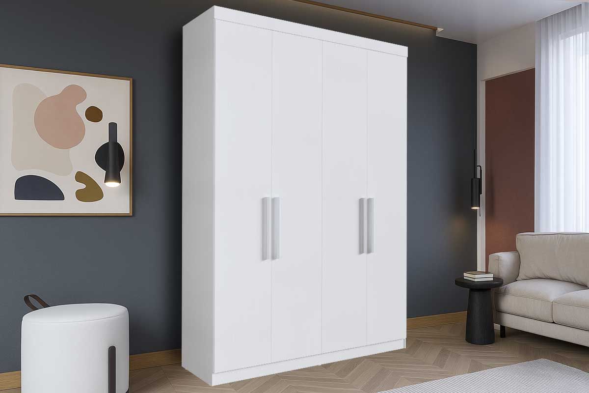 Guarda Roupa Solteiro 4 Portas e 2 Gavetas PH 1714 Herval