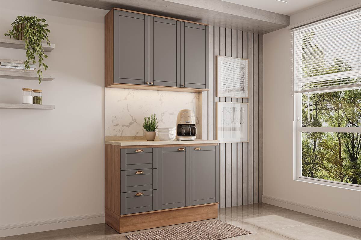 Cozinha Completa Carraro 2 Peças Bella C2P50