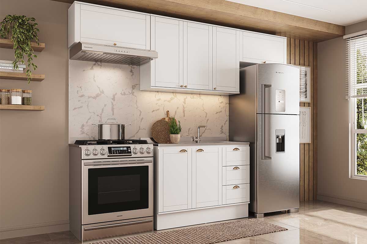 Cozinha Completa Carraro 4 Peças Bella C4P254