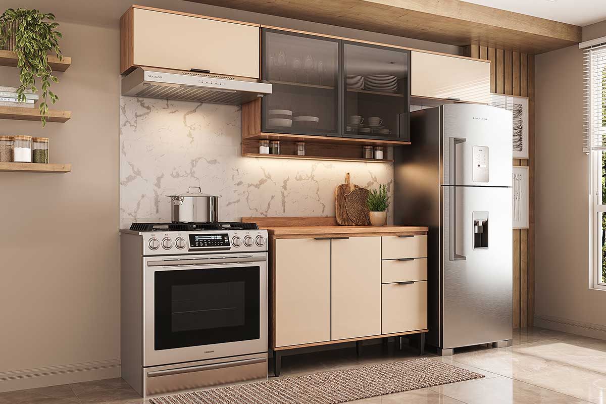 Cozinha Completa Carraro 4 Peças Alpha C4P180