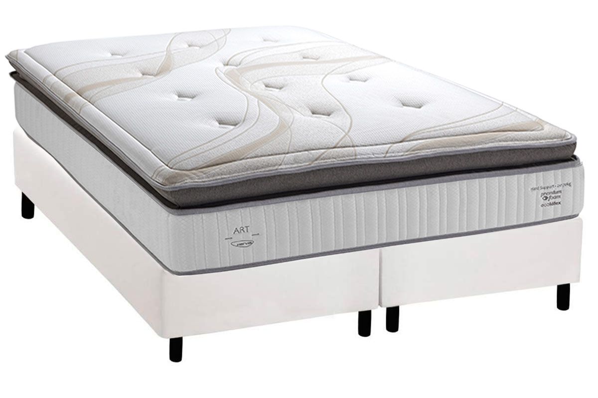 Cama Box CRC +Colchão Molas C1725 Herval