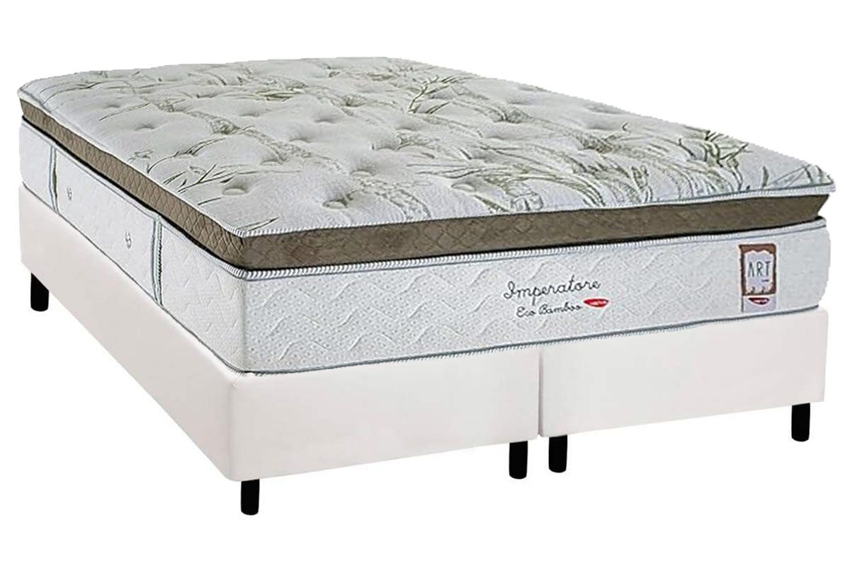 Cama Box CRC +Colchão Molas Imperatore Herval