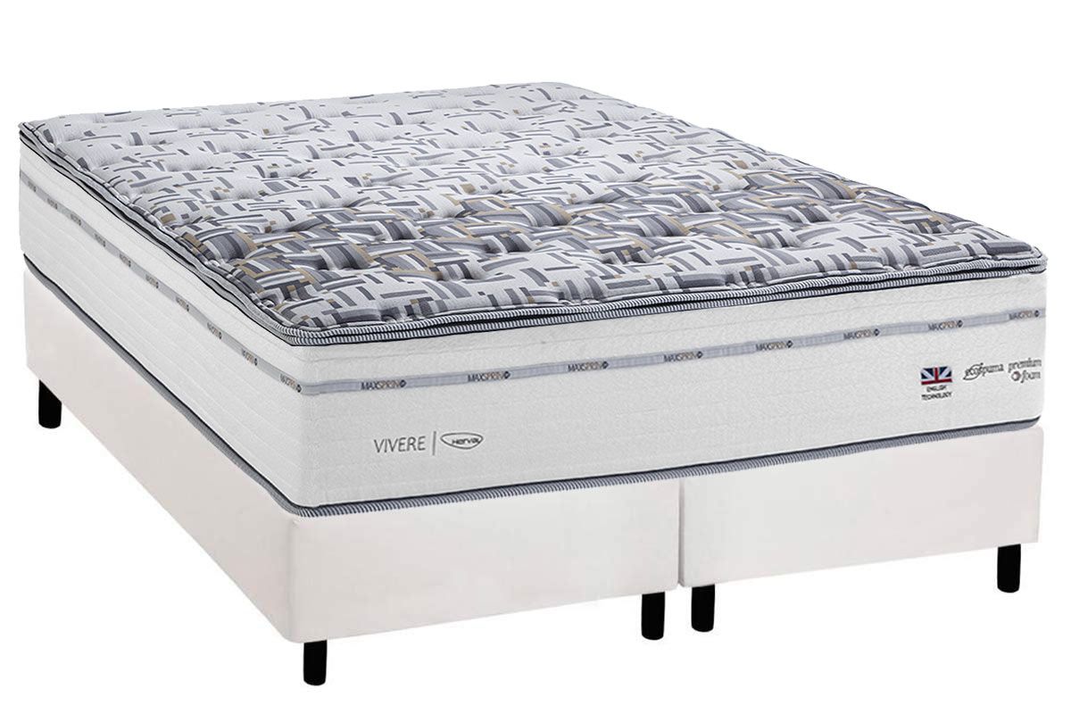Cama Box CRC +Colchão Molas C1723 Herval