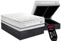 Cama Box Baú Filhão +Colchão c/Massagem Roma Herval